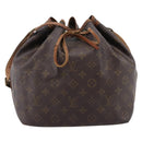 LOUIS VUITTON Monogram Petit Noe Shoulder Bag M42226 LV Auth 206621-13