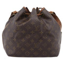 LOUIS VUITTON Monogram Petit Noe Shoulder Bag M42226 LV Auth 206621-2