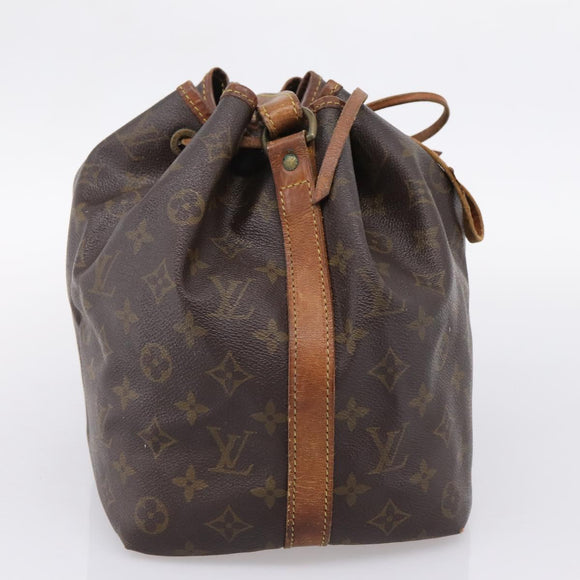 LOUIS VUITTON Monogram Petit Noe Shoulder Bag M42226 LV Auth 206621