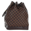 LOUIS VUITTON Damier Ebene Noe Shoulder Bag SPO N42229 LV Auth 206623SAV-1