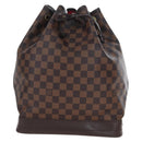 LOUIS VUITTON Damier Ebene Noe Shoulder Bag SPO N42229 LV Auth 206623SAV-13