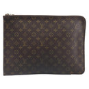 LOUIS VUITTON Monogram Posh Documents Clutch Bag LV Auth 206625-13