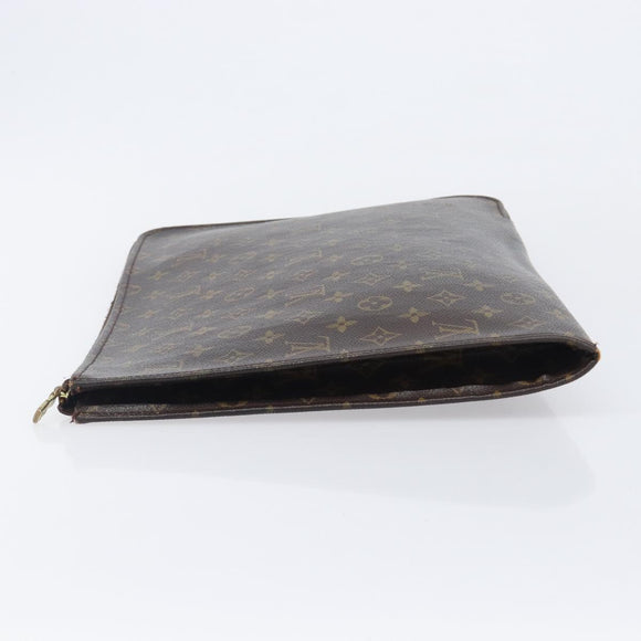 LOUIS VUITTON Monogram Posh Documents Clutch Bag LV Auth 206625