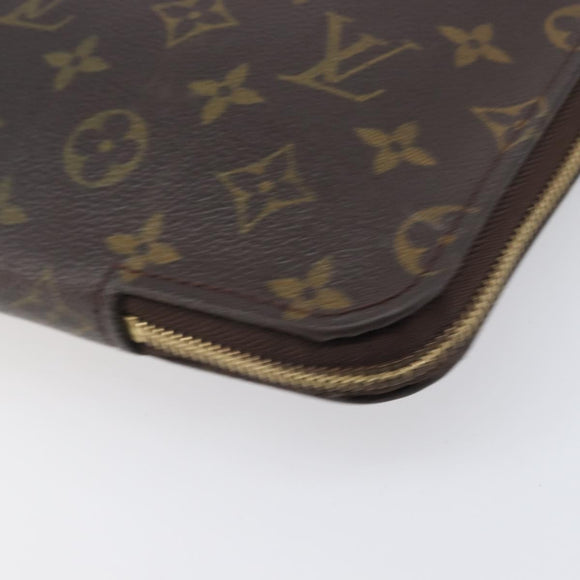 LOUIS VUITTON Monogram Posh Documents Clutch Bag LV Auth 206625