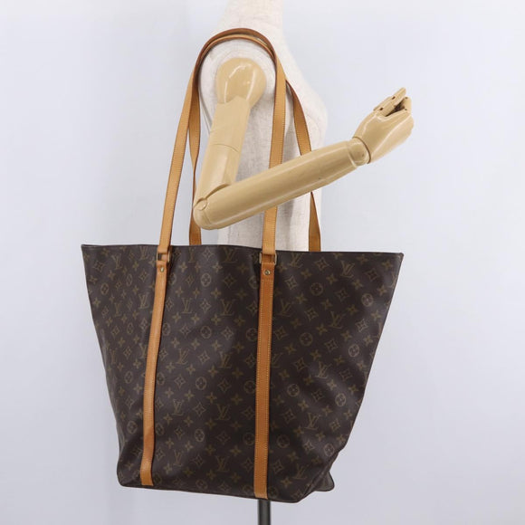 LOUIS VUITTON Monogram Sac Shopping GM Tote Bag M51110 LV Auth 206628A