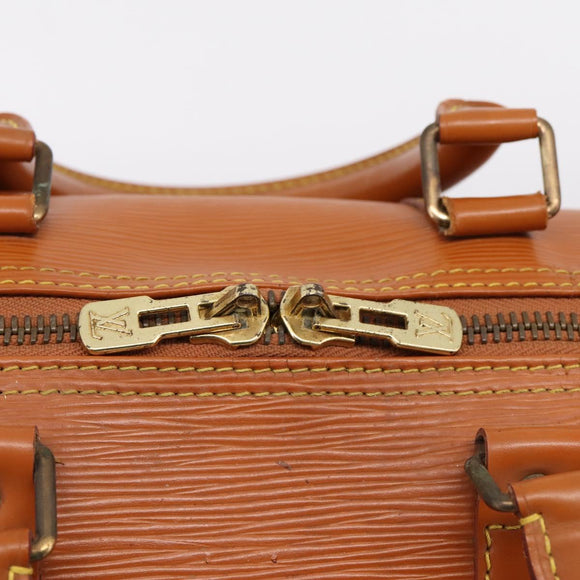 LOUIS VUITTON Epi Keepall 45 Boston Bag Zipangu Gold M42978 LV Auth 206629