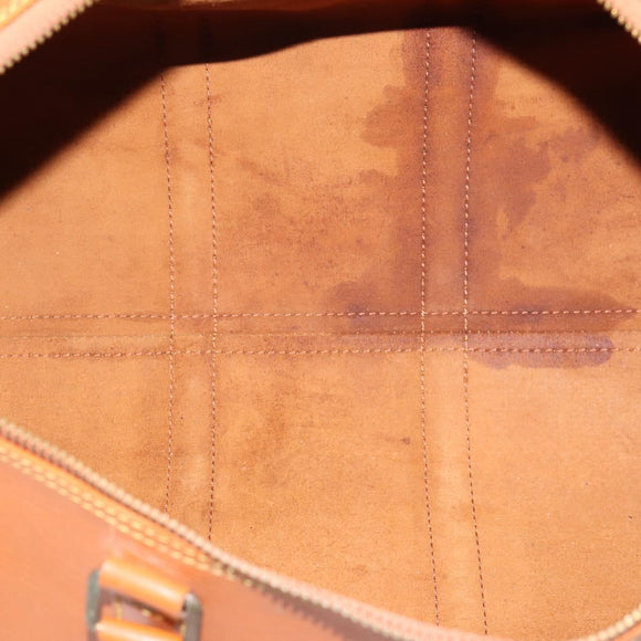 LOUIS VUITTON Epi Keepall 45 Boston Bag Zipangu Gold M42978 LV Auth 206629