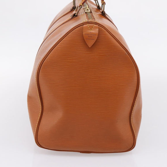LOUIS VUITTON Epi Keepall 45 Boston Bag Zipangu Gold M42978 LV Auth 206629