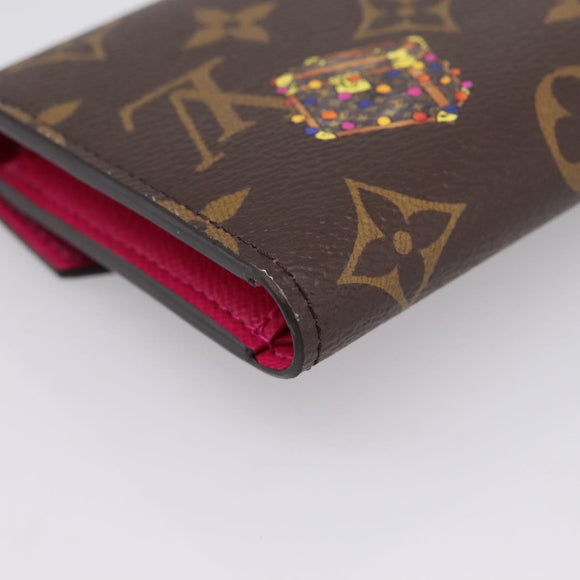 LOUIS VUITTON Monogram Vivienne Portefeuille Victorine M15337 LV Auth 206631SAM