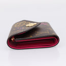 LOUIS VUITTON Monogram Vivienne Portefeuille Victorine M15337 LV Auth 206631SAM-3