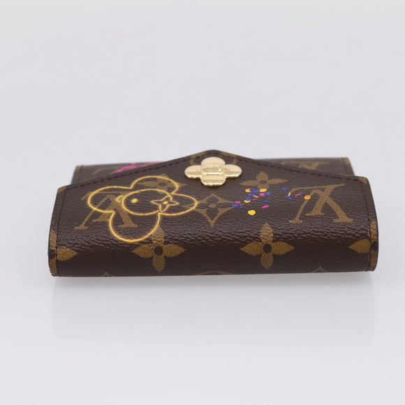 LOUIS VUITTON Monogram Vivienne Portefeuille Victorine M15337 LV Auth 206631SAM