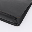 LOUIS VUITTON Epi Pochette Homme Clutch Bag Black M52522 LV Auth 206633-15