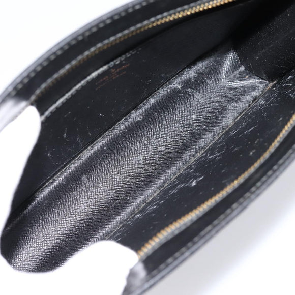 LOUIS VUITTON Epi Pochette Homme Clutch Bag Black M52522 LV Auth 206633