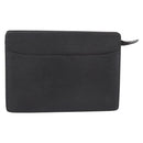 LOUIS VUITTON Epi Pochette Homme Clutch Bag Black M52522 LV Auth 206633-13