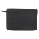 LOUIS VUITTON Epi Pochette Homme Clutch Bag Black M52522 LV Auth 206633-2