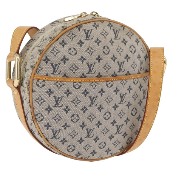 LOUIS VUITTON Monogram Mini Jeanne GM Shoulder Bag Blue M92000 LV Auth 206634