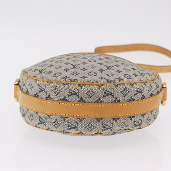 LOUIS VUITTON Monogram Mini Jeanne GM Shoulder Bag Blue M92000 LV Auth 206634
