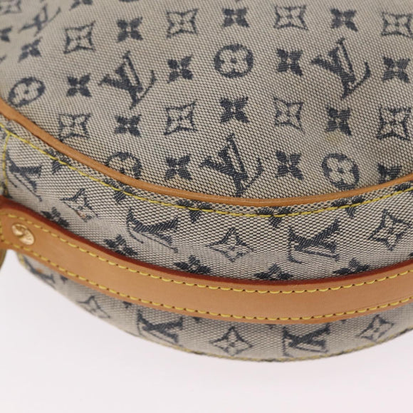LOUIS VUITTON Monogram Mini Jeanne GM Shoulder Bag Blue M92000 LV Auth 206634