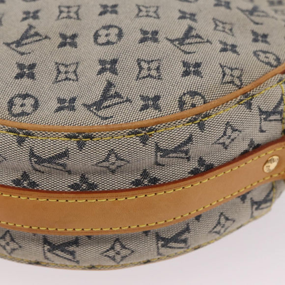 LOUIS VUITTON Monogram Mini Jeanne GM Shoulder Bag Blue M92000 LV Auth 206634