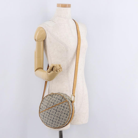 LOUIS VUITTON Monogram Mini Jeanne GM Shoulder Bag Blue M92000 LV Auth 206634
