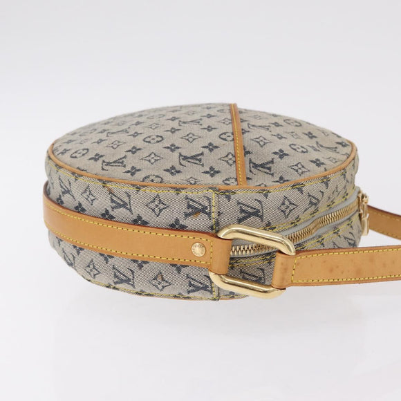 LOUIS VUITTON Monogram Mini Jeanne GM Shoulder Bag Blue M92000 LV Auth 206634