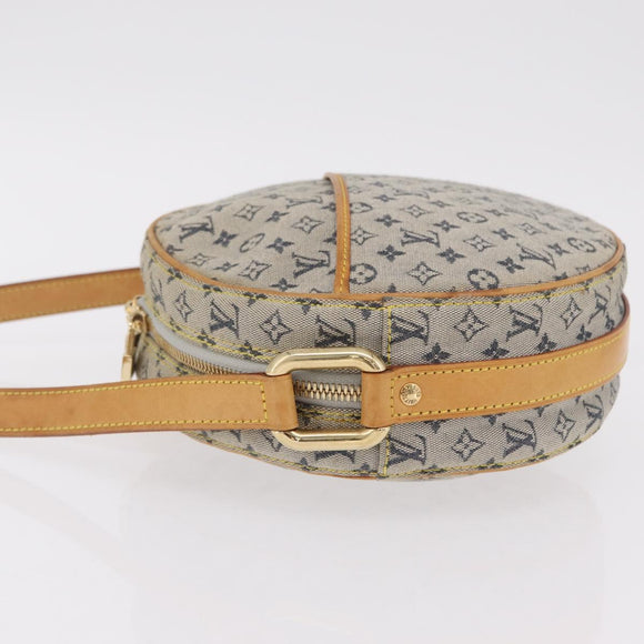 LOUIS VUITTON Monogram Mini Jeanne GM Shoulder Bag Blue M92000 LV Auth 206634