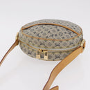 LOUIS VUITTON Monogram Mini Jeanne GM Shoulder Bag Blue M92000 LV Auth 206634-7