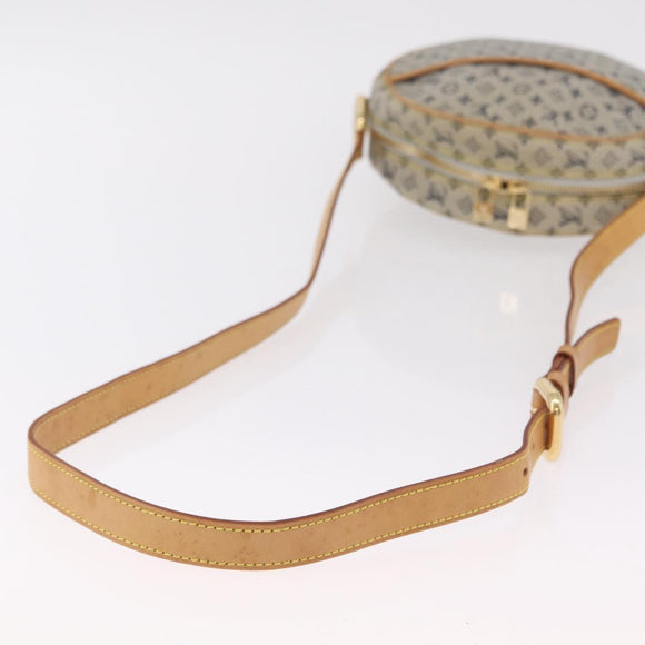 LOUIS VUITTON Monogram Mini Jeanne GM Shoulder Bag Blue M92000 LV Auth 206634
