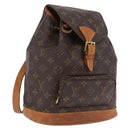 LOUIS VUITTON Monogram Montsouris MM Backpack M51136 LV Auth 206639-1
