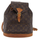 LOUIS VUITTON Monogram Montsouris MM Backpack M51136 LV Auth 206639-2