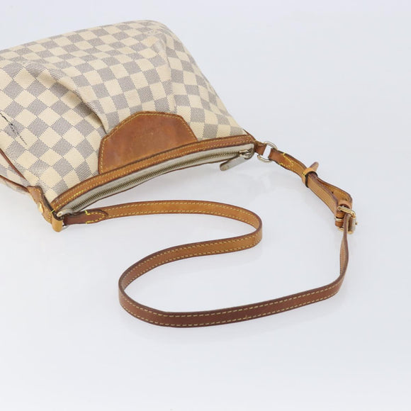 LOUIS VUITTON Damier Azur Siracusa PM Shoulder Bag N41113 LV Auth 206640