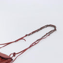 Miu Miu Chain Shoulder Bag Patent Red Silver Auth 206641-8