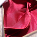 CELINE Macadam Hand Bag PVC Brown Gold Tone Auth 206645-22
