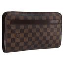 LOUIS VUITTON Damier Ebene Saint Louis Clutch Bag N51993 LV Auth 206646-1