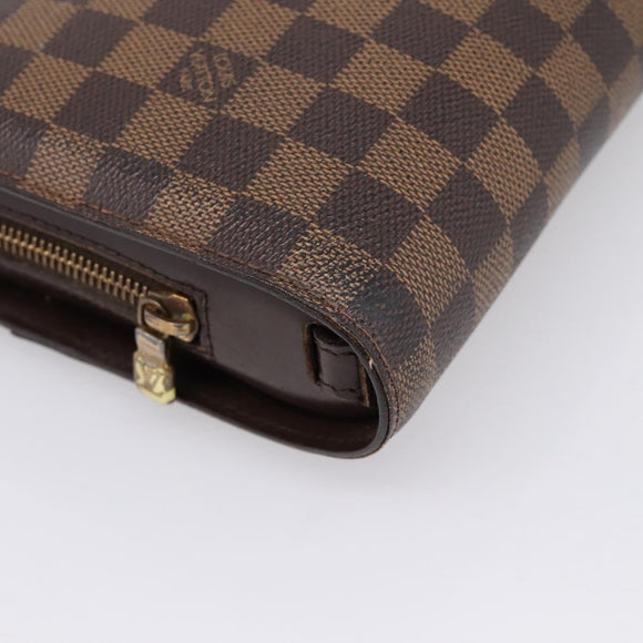 LOUIS VUITTON Damier Ebene Saint Louis Clutch Bag N51993 LV Auth 206646