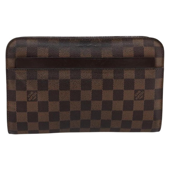 LOUIS VUITTON Damier Ebene Saint Louis Clutch Bag N51993 LV Auth 206646