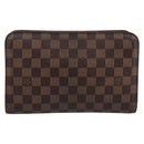 LOUIS VUITTON Damier Ebene Saint Louis Clutch Bag N51993 LV Auth 206646-2