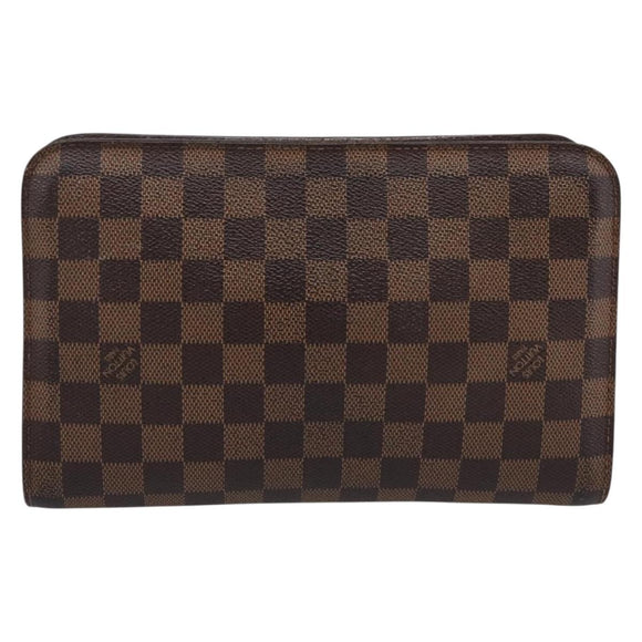 LOUIS VUITTON Damier Ebene Saint Louis Clutch Bag N51993 LV Auth 206646