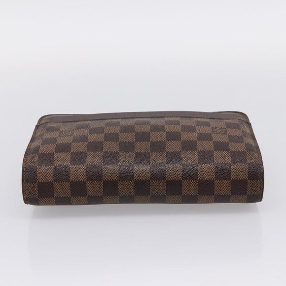 LOUIS VUITTON Damier Ebene Saint Louis Clutch Bag N51993 LV Auth 206646