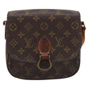 LOUIS VUITTON Monogram Saint Cloud MM Shoulder Bag M51243 LV Auth 206649-13