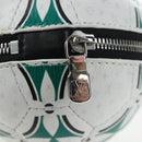 LOUIS VUITTON LV Football Pouch Leather White M02430 LV Auth 206650SM-9