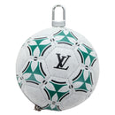LOUIS VUITTON LV Football Pouch Leather White M02430 LV Auth 206650SM-13
