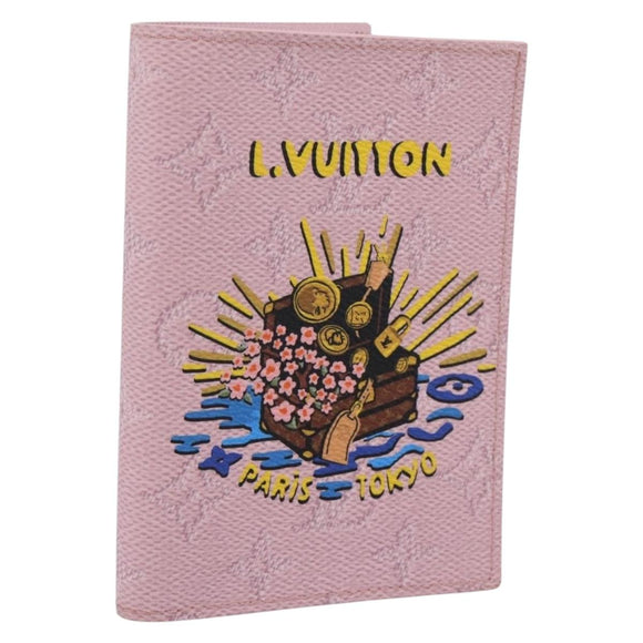 LOUIS VUITTON Monogram Organizer De Poch Card Case Pink M25968 LV Auth 206651SAM