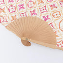 LOUIS VUITTON Monogram Tiles Japanese Fan Red UD1294 LV Auth 206652M-5