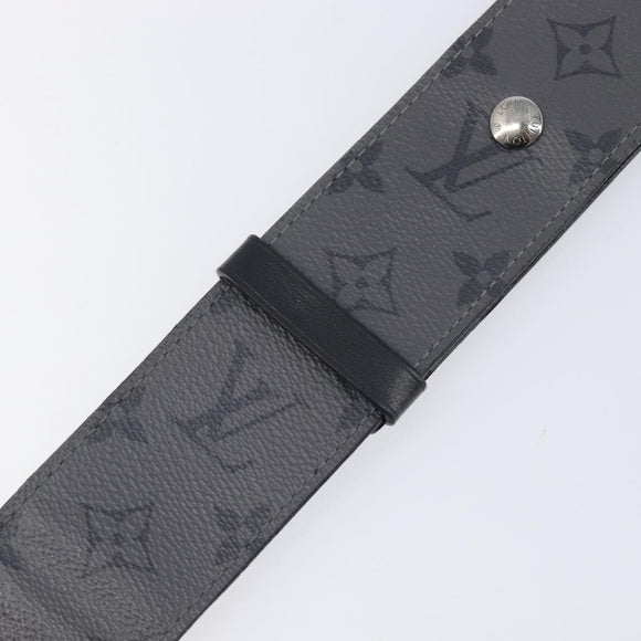 LOUIS VUITTON Monogram Eclipse Shoulder Strap J02498 LV Auth 206653V