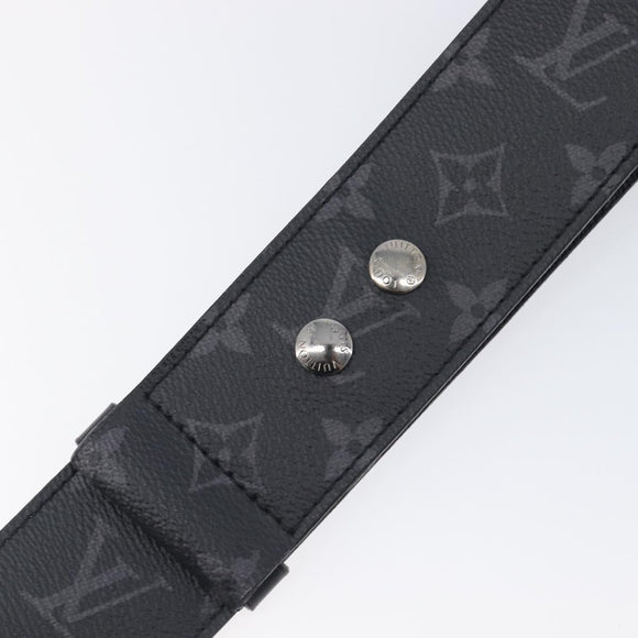 LOUIS VUITTON Monogram Eclipse Shoulder Strap J02498 LV Auth 206653V