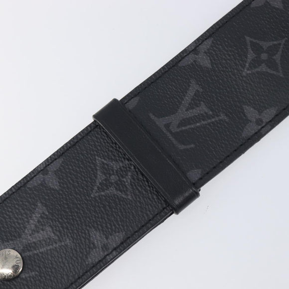 LOUIS VUITTON Monogram Eclipse Shoulder Strap J02498 LV Auth 206653V