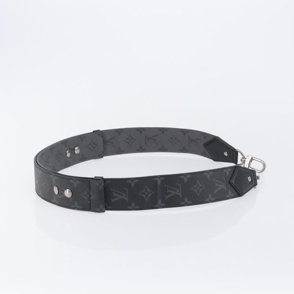 LOUIS VUITTON Monogram Eclipse Shoulder Strap J02498 LV Auth 206653V