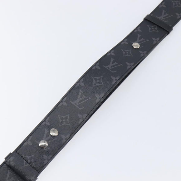 LOUIS VUITTON Monogram Eclipse Shoulder Strap J02498 LV Auth 206653V