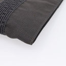 HERMES Her Line Pochette Shoulder Bag Canvas Gray Auth 206655-15